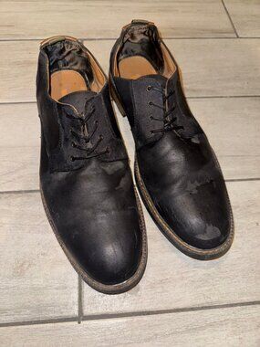 Seven91 Black Casual Lace Up Shoes Mens US 11.5